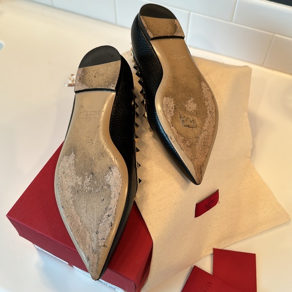 Valentino Rockstud Pointed Flat - Picture 5 of 8